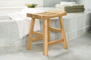 Isla Teak Shower Stool