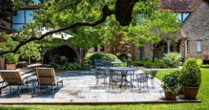 large backyard