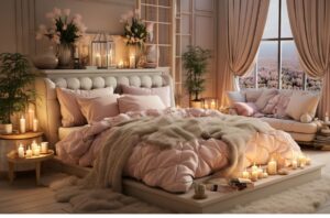 feminine bedroom decor