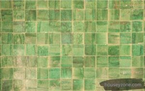 dark green tiles